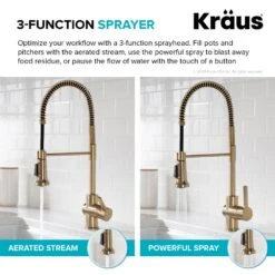 Britt Single-Handle Spring Coil Kitchen Faucet In Spot Free Antique Champagne Bronze -Master Locks Shop cbcab50accdef2d521e10c7cd826c8fc 1800x1800
