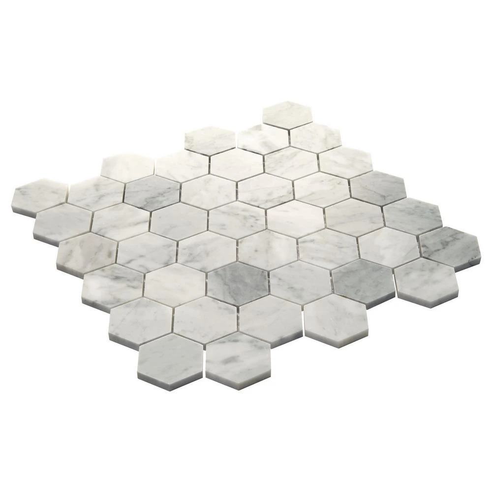 Daltile Restore Mist Honed 12 In. X 12 In. X 8mm Marble Mosaic Floor And Wall Tile (0.97 Sq. Ft./ Piece) 5 Daltile Restore Mist Honed 12 In. X 12 In. X 8mm Marble Mosaic Floor And Wall Tile (0.97 Sq. Ft./ Piece) - Image 3