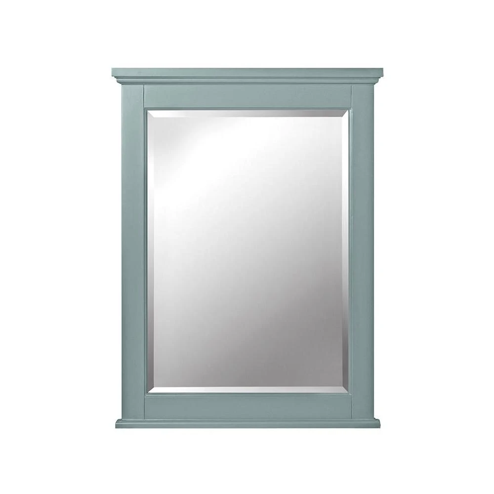 24 In. W X 32 In. H Framed Rectangular Bathroom Vanity Mirror In Seaglass 3 24 In. W X 32 In. H Framed Rectangular Bathroom Vanity Mirror In Seaglass