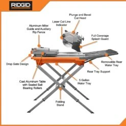 RIDGID 12 Amp Corded 8 In. Tile Saw With Extended Rip -Master Locks Shop cf0333add152165a9256b6b1e8088e33 1800x1800