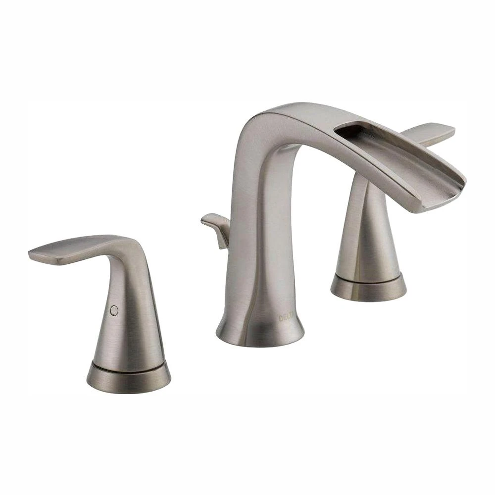 Tolva 8 In. Widespread 2-Handle Bathroom Faucet In Brushed Nickel 3 Tolva 8 In. Widespread 2-Handle Bathroom Faucet In Brushed Nickel