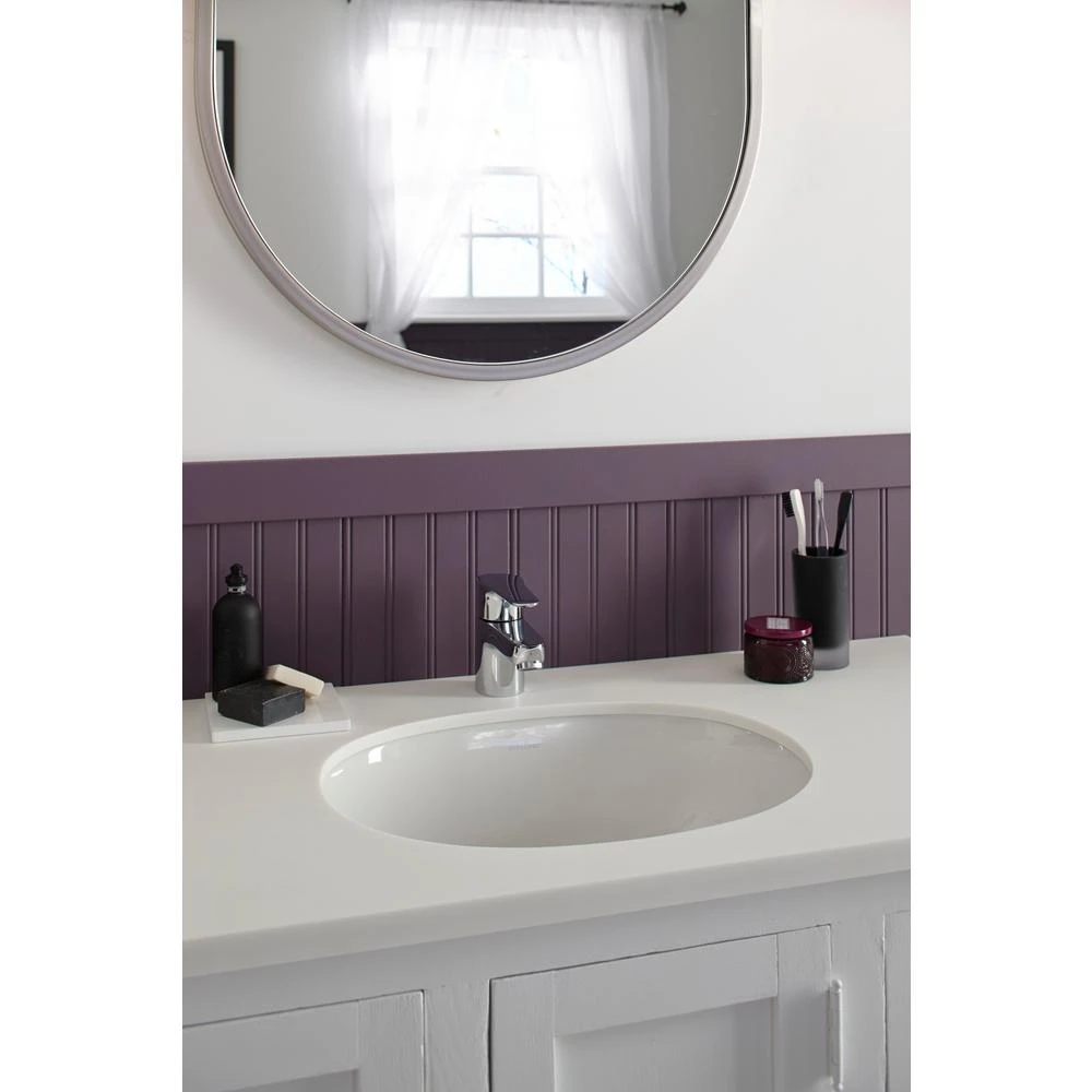STERLING Wescott Under-Mounted Vitreous China Bathroom Sink In White With Overflow Drain 7 STERLING Wescott Under-Mounted Vitreous China Bathroom Sink In White With Overflow Drain - Image 5