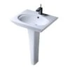 Barclay Products Aristocrat Pedestal Lavatory Combo Bathroom Sink In White
