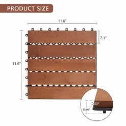 Kinbor 12'' X 12'' Patio Pavers Wood Interlocking Flooring Deck 10 Packs Tiles Brown Painted 14 Kinbor 12'' X 12'' Patio Pavers Wood Interlocking Flooring Deck 10 Packs Tiles Brown Painted -Master Locks Shop d2263be2 e778 462f a1de cac48063ee3b.19e4eafdd005c3c50dd1b19942c8f9ad 1800x1800