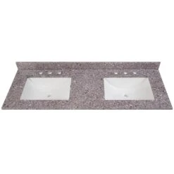 61 In. W X 22 In. D Stone Effect Double Sink Vanity Top In Lunar With White Sinks -Master Locks Shop d404337f244c201316d890cfdc1b9f52 1800x1800