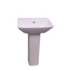 Barclay Products Summit 500 20 In. Pedestal Combo Bathroom Sink With 1 Faucet Hole In White 2 Barclay Products Summit 500 20 In. Pedestal Combo Bathroom Sink With 1 Faucet Hole In White -Master Locks Shop d45f606f13250f05902f2b6659c78d77 1800x1800