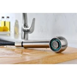 Harbour Single-Handle Pull-Out Sprayer Kitchen Faucet In Brushed Nickel -Master Locks Shop d51f249947d047ef4eebed8747b20418 1800x1800
