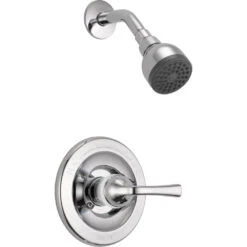 Foundations Single-Handle 1-Spray Shower Faucet In Chrome (Valve Included)