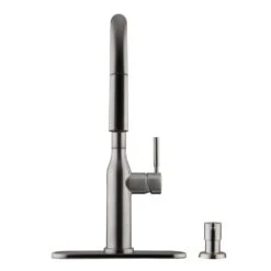 Upson Single-Handle Touchless Pull-Down Kitchen Faucet With TurboSpray And FastMount And Soap Dispenser In Stainless -Master Locks Shop d55ee902545590dd3448abce6c89d359 1800x1800