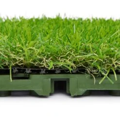 Ottomanson Ottomanson Evergreen Artificial Turf Interlocking Grass Tiles, 12" X 12" 6 Pack, Green -Master Locks Shop d6c9700d9f1da0a6f54a4e09ee562d19 1800x1800