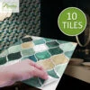 Goory Moroccan Style Self-adhesive Tile Wall Floor Sticker Bathroom Kitchen Decor