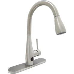 Nottely Touchless Single-Handle Pull-Down Kitchen Faucet With TurboSpray And FastMount In Stainless Steel -Master Locks Shop d7ffa2fca83e5b4c522bcf4eabcf470e 1800x1800