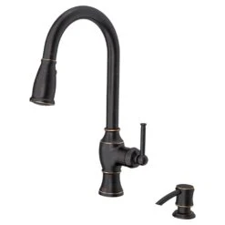 Marchand Single Handle Pull-Down Sprayer Kitchen Faucet In Legacy Bronze -Master Locks Shop d82e3195206eb8db948472c84a2795a2 1800x1800
