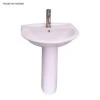 Barclay Products Karla 24 In. Pedestal Combo Bathroom Sink With 1 Faucet Hole In White -Master Locks Shop d9174eff245a8506ee88ead561a97b56 1800x1800