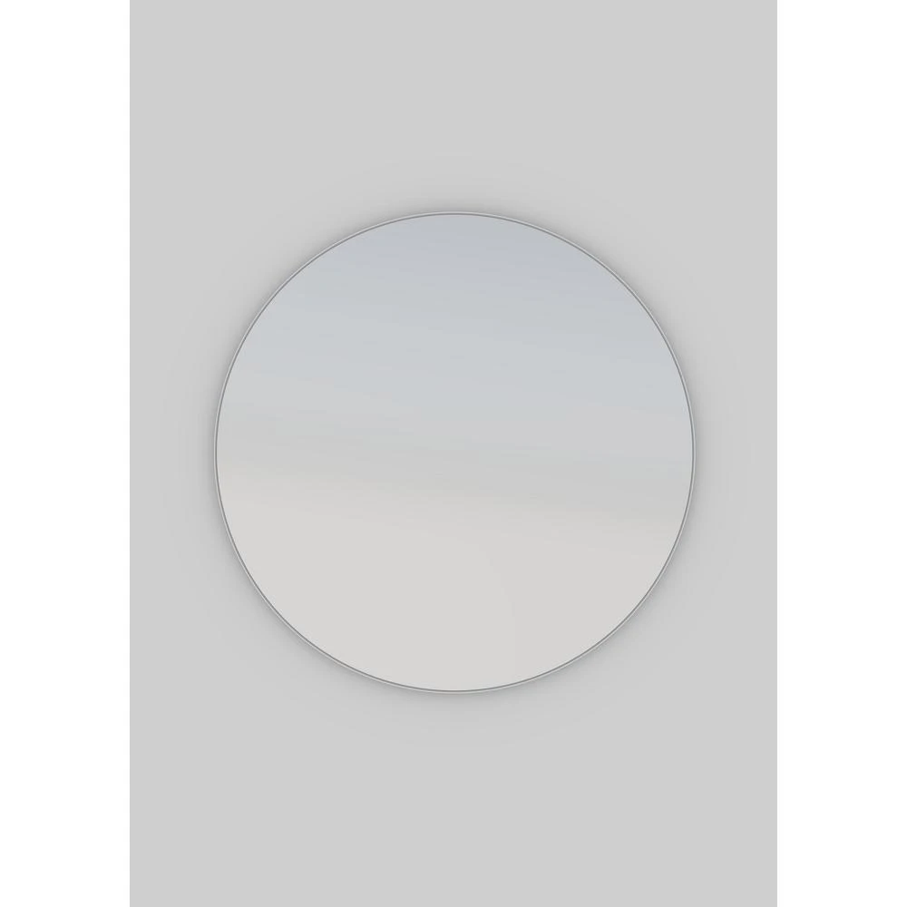 36 In. X 36 In. Round Black Stainless Steel Framed Mirror 5 36 In. X 36 In. Round Black Stainless Steel Framed Mirror - Image 3