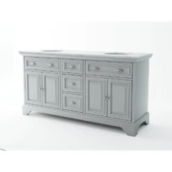 Sadie 67 In. W X 21.5 In. D Vanity In Dove Grey With Marble Vanity Top In Natural White With White Sinks 11 Sadie 67 In. W X 21.5 In. D Vanity In Dove Grey With Marble Vanity Top In Natural White With White Sinks -Master Locks Shop da0f5af4c0d171eb3a19c3bf7e581791 1800x1800