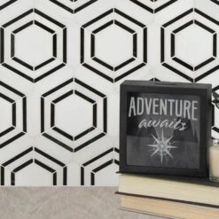 MSI Georama Nero 13 In. X 11 In. X 10mm Polished Marble Mesh-Mounted Mosaic Tile (9.9 Sq. Ft. / Case) -Master Locks Shop dda551ddf2d9196c28b6fe4aa351c934 1800x1800