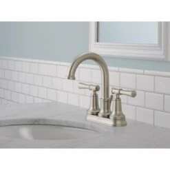 Chamberlain 4 In. Centerset 2-Handle Bathroom Faucet In SpotShield Brushed Nickel -Master Locks Shop ddee0e4bcf5caaeb1762f927ebb3afcf 1800x1800