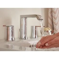 Genta 8 In. Widespread 2-Handle Bathroom Faucet In Chrome -Master Locks Shop de31ca5586a07d6ab7491a0952607a6e 1800x1800