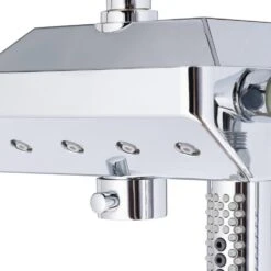 5-spray 12 In. Dual Shower Head And Handheld Shower Head With Body Spray In Chrome -Master Locks Shop de5ab2635414b098d7e7f6745da67dad 1800x1800