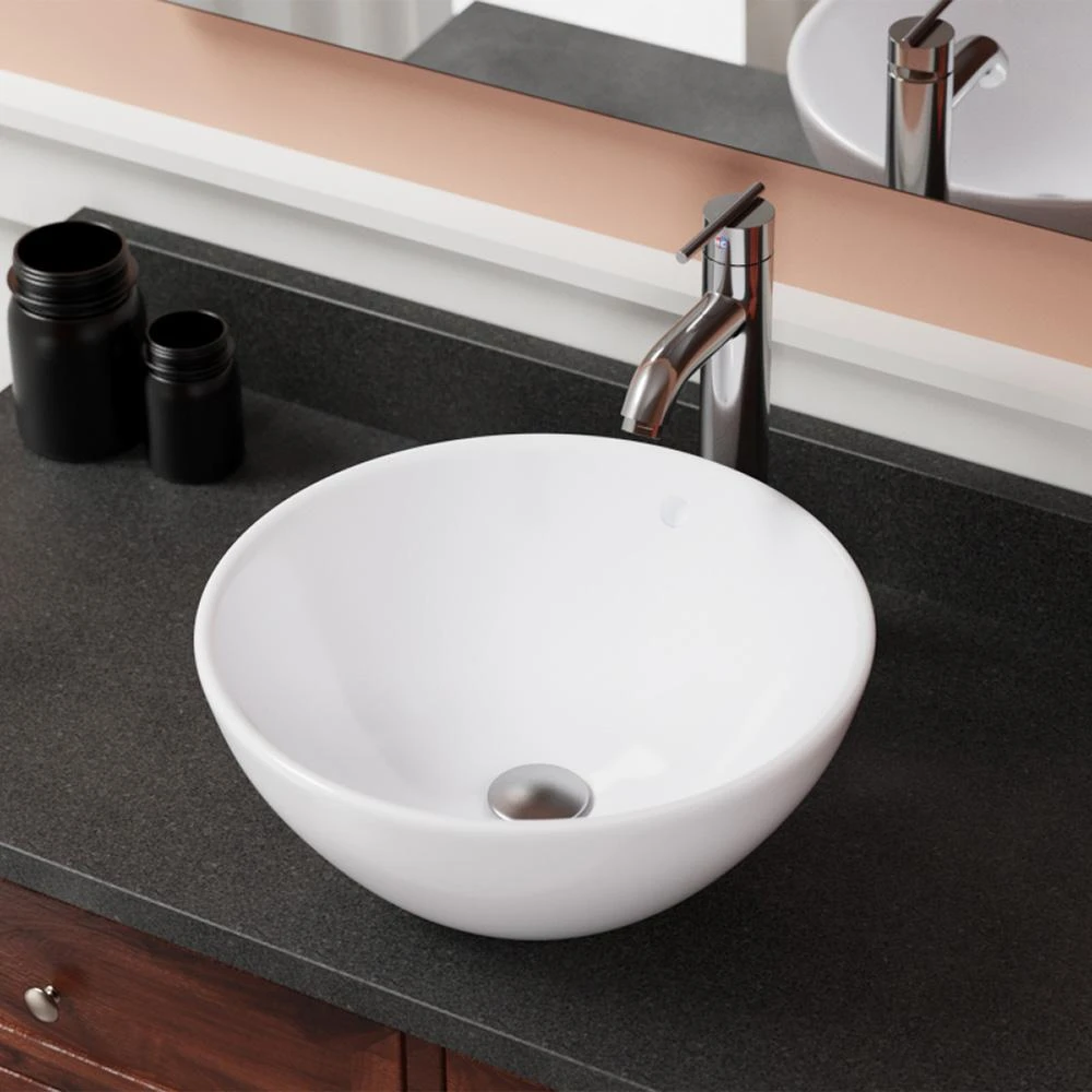 MR Direct Porcelain Vessel Sink In White 4 MR Direct Porcelain Vessel Sink In White - Image 2