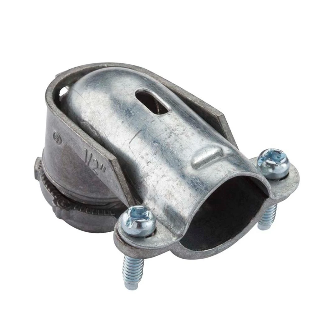 1/2 In. 90-Degree Flexible Metal Conduit (FMC) Connector 5 1/2 In. 90-Degree Flexible Metal Conduit (FMC) Connector - Image 3