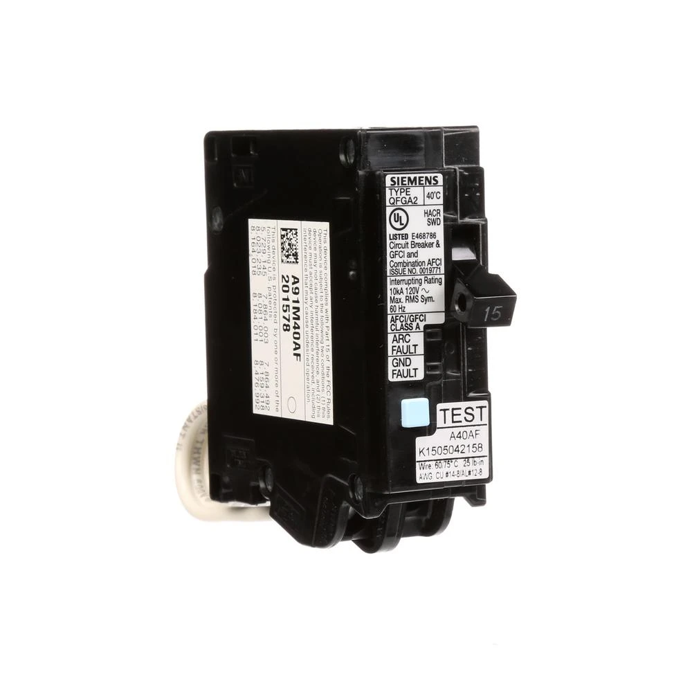 15-Amp AFCI/GFCI Dual Function-Circuit Breaker 6 15-Amp AFCI/GFCI Dual Function-Circuit Breaker - Image 4