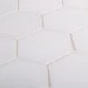 Jeffrey Court Dream Hex White 10.875 In. X 9.5 In. X 8 Mm Honed Natural Stone Mosaic Floor And Wall Tile
