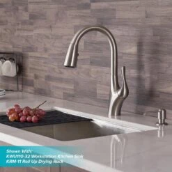 Merlin Single-Handle Pull-Down Sprayer Kitchen Faucet With Dual Function Sprayhead In Spot Free Stainless Steel -Master Locks Shop e1a102e2e931534940ae6cf2680b913e 1800x1800