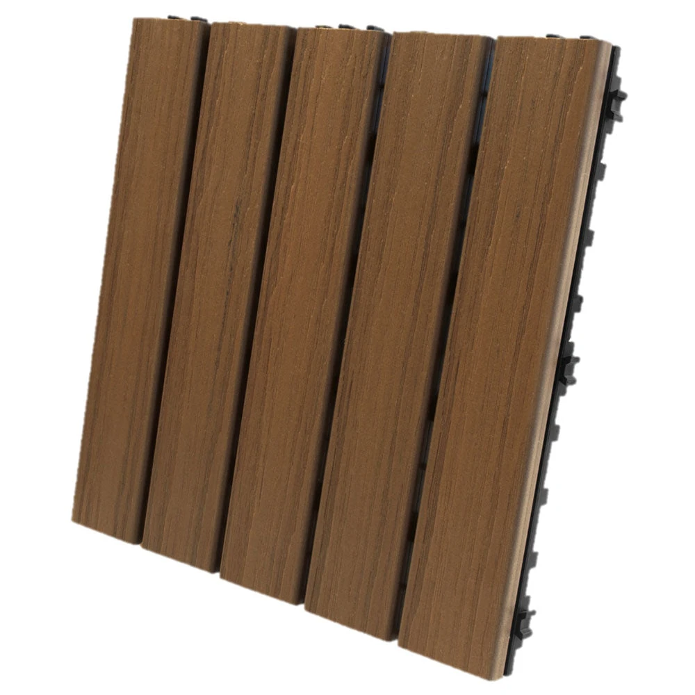 EON Ultra 12"x12" Polymer Interlocking Deck Balcony Tiles, Dark Brown (10 Pack) 3 EON Ultra 12"x12" Polymer Interlocking Deck Balcony Tiles, Dark Brown (10 Pack)