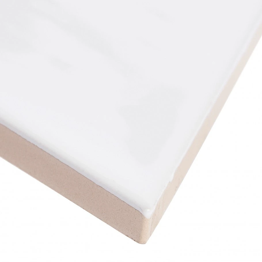 Bond Tile Thames Triangle White 5 In. X 4 In. Glazed Ceramic Wall Tile (30 Pieces 2.47 Sq. Ft. / Box) 8 Bond Tile Thames Triangle White 5 In. X 4 In. Glazed Ceramic Wall Tile (30 Pieces 2.47 Sq. Ft. / Box) - Image 6