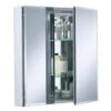 Double Door 25 In. W X 26 In. H X 5 In. D Aluminum Cabinet With Square Mirrored Door In Silver -Master Locks Shop e52ce83c61eb28666ee7ee9312d19c40 1800x1800
