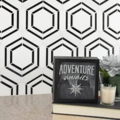 MSI Georama Nero 13 In. X 11 In. X 10mm Polished Marble Mesh-Mounted Mosaic Tile (9.9 Sq. Ft. / Case) -Master Locks Shop e56b683a9dd819008a4f64cc4c597def 1800x1800