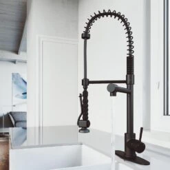 Zurich Single-Handle Pull-Down Sprayer Kitchen Faucet With Deck Plate In Matte Black 18 Zurich Single-Handle Pull-Down Sprayer Kitchen Faucet With Deck Plate In Matte Black -Master Locks Shop e70fe6a9f0b1634523aa8fb8f51f4f28 1800x1800