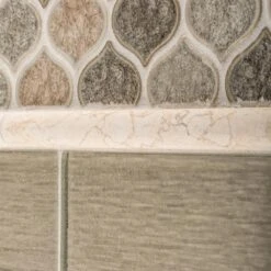 Jeffrey Court Crushed Sunset Beige/Cream 10.75 In. X 10.75 In. Arabesque Glossy Ceramic Mosaic Tile (0.802 Sq. Ft./Each) -Master Locks Shop e76b47aec7499c81f2701a66b9fed1bd 1800x1800