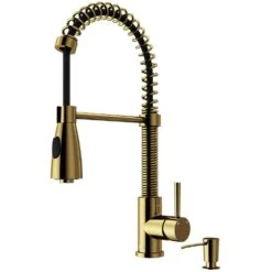 Brant Single-Handle Pull-Down Sprayer Kitchen Faucet With Soap Dispenser In Matte Gold -Master Locks Shop ea139e6a25a870f3d08dfd6940aab193 20f975f5 9665 46e1 aa28 09b575827469 1800x1800