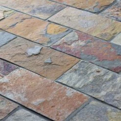 Merola Tile Crag Subway Sunset 11-3/4 In. X 11-3/4 In. X 10 Mm Slate Mosaic Tile -Master Locks Shop eac4acdd056ec579f547301cf5c7c399 1800x1800