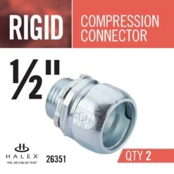 1/2 In. Rigid Compression Connector (2-Pack) -Master Locks Shop eadd00e239cd3411339dc38de199b299 1800x1800