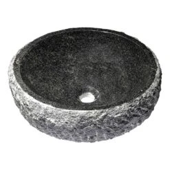 ANZZI Dragons Ash Vessel Sink In Mandy Black