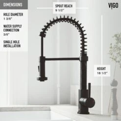 Edison Single-Handle Pull-Down Sprayer Kitchen Faucet With Soap Dispenser In Matte Black -Master Locks Shop eb7c9808aa7e9a5fd44409aa0f8a9071 1800x1800