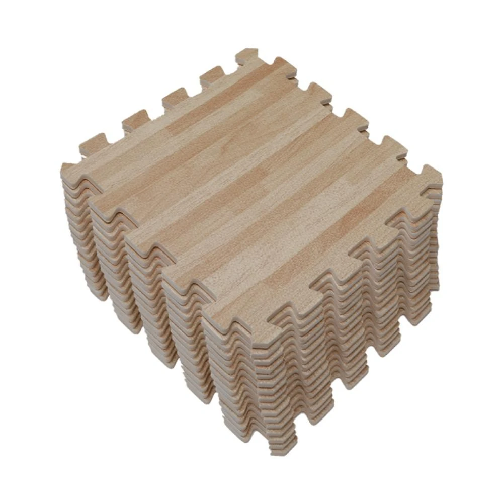 206996596 Soft EVA Foam Mat Flooring Tiles, Oak Wood Print, 16 PC, 12" X 12", 16 Sq. Ft. 6 206996596 Soft EVA Foam Mat Flooring Tiles, Oak Wood Print, 16 PC, 12" X 12", 16 Sq. Ft. - Image 4