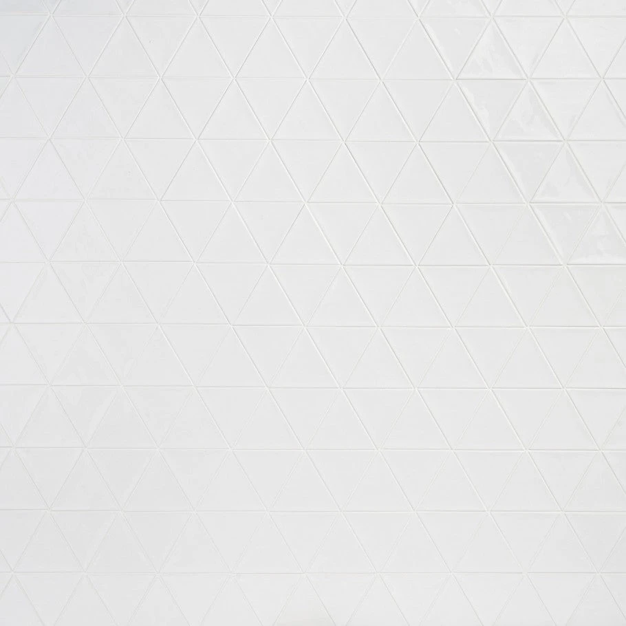 Bond Tile Thames Triangle White 5 In. X 4 In. Glazed Ceramic Wall Tile (30 Pieces 2.47 Sq. Ft. / Box) 5 Bond Tile Thames Triangle White 5 In. X 4 In. Glazed Ceramic Wall Tile (30 Pieces 2.47 Sq. Ft. / Box) - Image 3