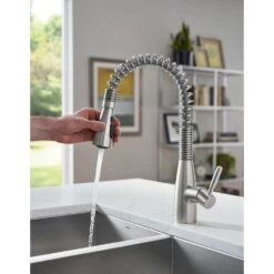 Springvale Single-Handle Pull-Down Sprayer Kitchen Faucet With Reflex And Power Boost In Spot Resist Stainless -Master Locks Shop ed682d4fc033162fb7699af487d32833 1800x1800