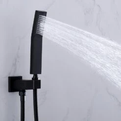 1-spray 10 In. High PressureDual Shower Head And Handheld Shower Head In Matte Black -Master Locks Shop ed993d62c764fc96e2c01324abb21f04 1800x1800