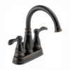 Porter 4 In. Centerset 2-Handle Bathroom Faucet In Oil Rubbed Bronze