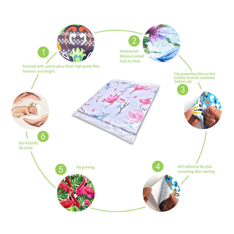 Goory 10PCS Mosaic Wall Sticker Self-adhesive Tile Sticker Kitchen/Bathroom Decorative 5 Goory 10PCS Mosaic Wall Sticker Self-adhesive Tile Sticker Kitchen/Bathroom Decorative - Image 3