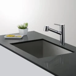 Oletto Single Handle Pull Out Kitchen Faucet In Chrome Finish -Master Locks Shop ef1547874bcb7a0515eb659c77de3d14 1800x1800