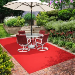 Indoor/Outdoor Carpet With Rubber Marine Backing - Red 6' X 10' - Several Sizes Available - Carpet Flooring For Patio, Porch, Deck, Boat, Basement Or Garage -Master Locks Shop efab9d5e 0f84 4aae b1cf 0c38f3cde1fb 1.79aa570f26484bd2f789a5a9a6dc4298 1800x1800