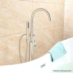 Modern Freestanding Single-Handle Floor-Mount Roman Tub Faucet Filler With Hand Shower In Brushed Nickel 16 Modern Freestanding Single-Handle Floor-Mount Roman Tub Faucet Filler With Hand Shower In Brushed Nickel -Master Locks Shop efbb729aa73b3cd8ec67029126ed8dd2 1800x1800