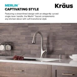 Merlin Single-Handle Pull-Down Sprayer Kitchen Faucet With Dual Function Sprayhead In Spot Free Stainless Steel -Master Locks Shop efcbf1f5c0e250a9fd923fd5fc81fc6f 1800x1800